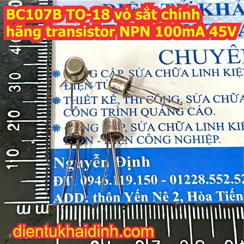 BC109B BC109 BC108B BC108 BC107B BC107 BC177B BC177 TO-18 vỏ sắt chính ...