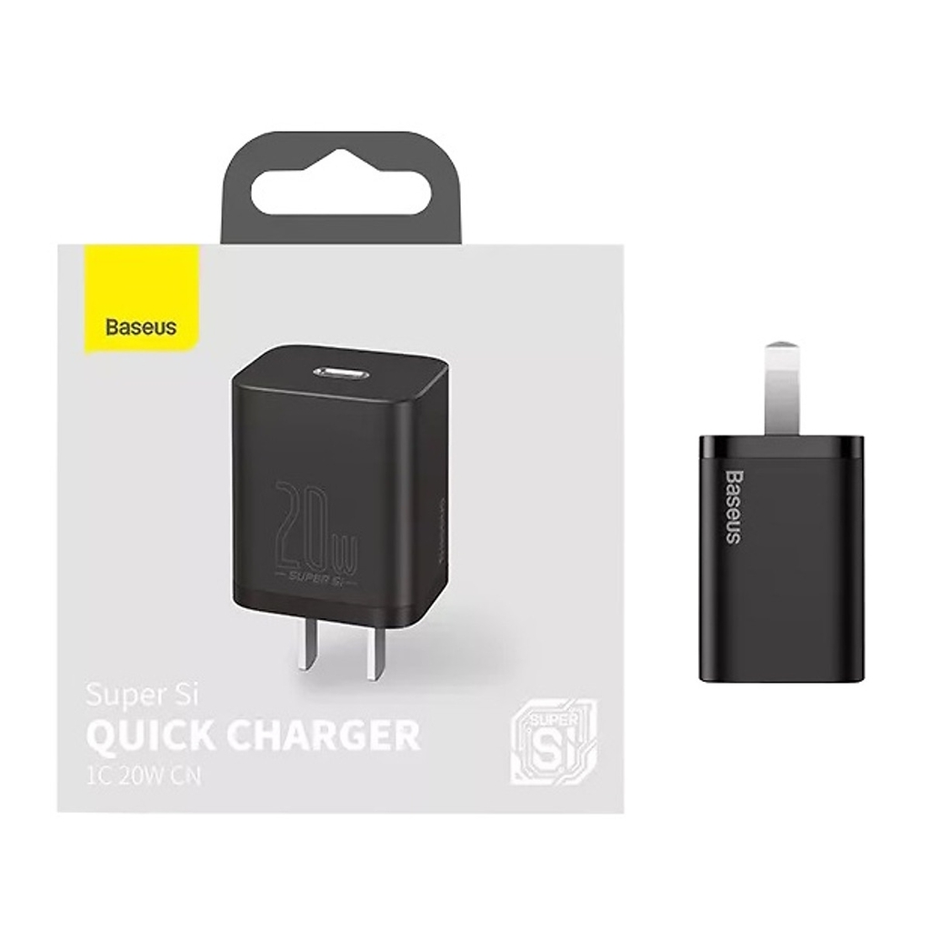 Cốc Sạc Nhanh 20W Baseus Super Si Cổng Lightning