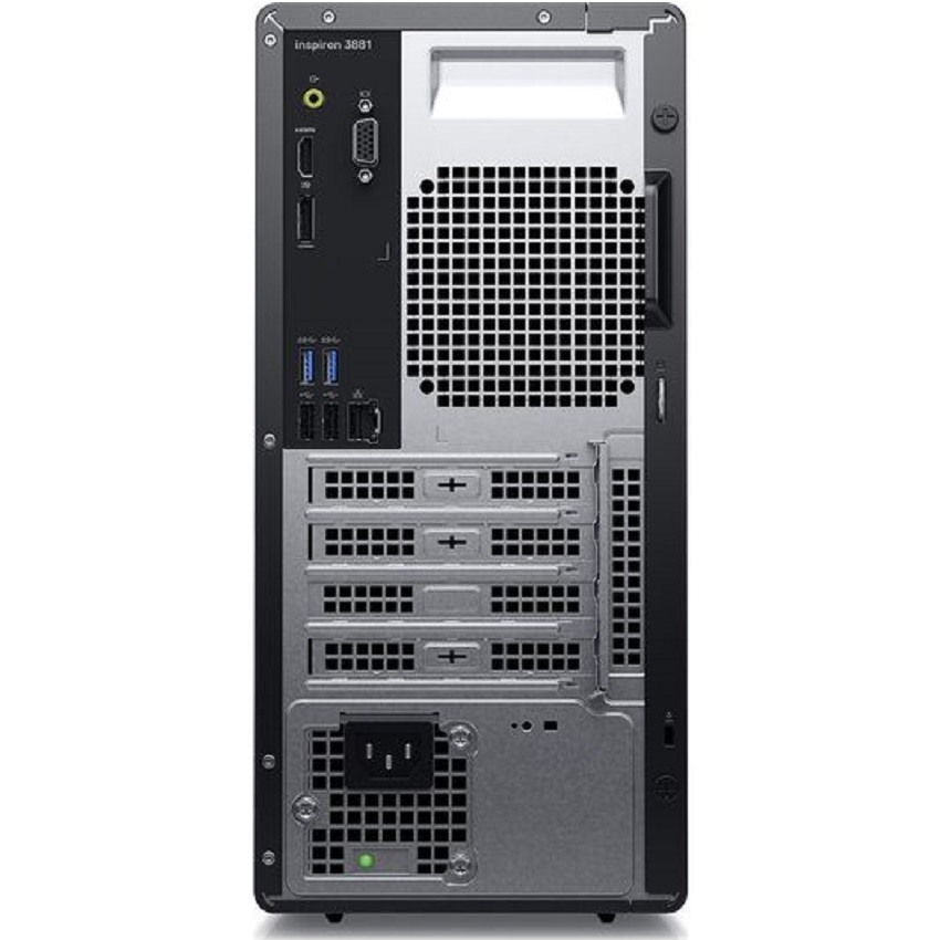 Máy Tính Để Bàn Dell Inspirion 3881MT - 42IN380006 (i3-10100, 8G, 1T, RW, BT, W10 + Office Home & Student 2019, Đen)