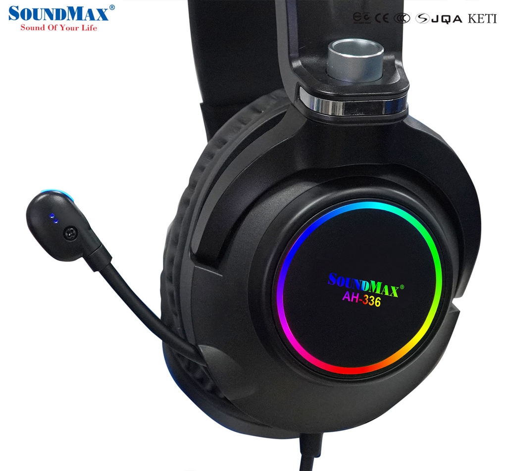 Tai Nghe Over-Ear Có Dây SoundMax AH-336