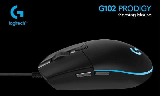 Chuột Gaming Có Dây Logitech G102 Prodigy Gaming (Đen)