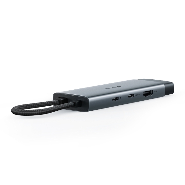 Hub TP-Link UH6120C - Bộ Mở Rộng Kết Nối Type C ra 6 Cổng (HDMI, Power Delivery 100W, LAN 1G, USB C/A)