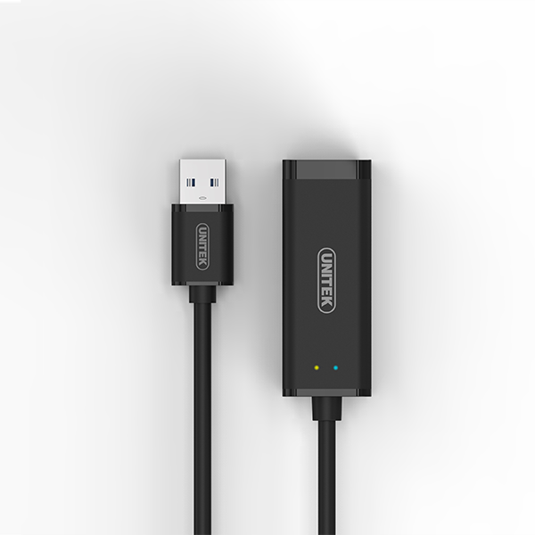 Cáp chuyển đổi USB 3.0 ra LAN Unitek (Y - 3470 màu đen)