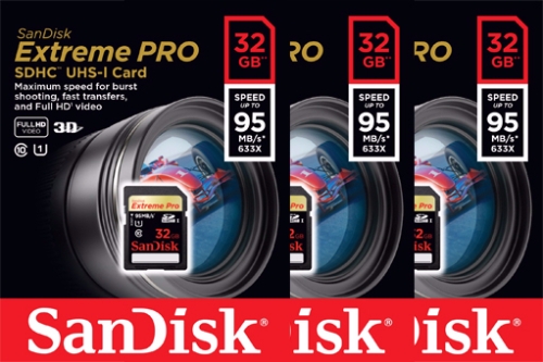 THẺ NHỚ 32GB SDHC SANDISK EXTREME PRO CLASS 10
