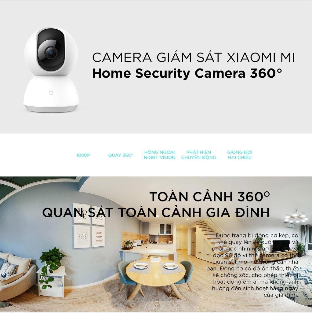 Camera Xiaomi HOME SECURITY 360°