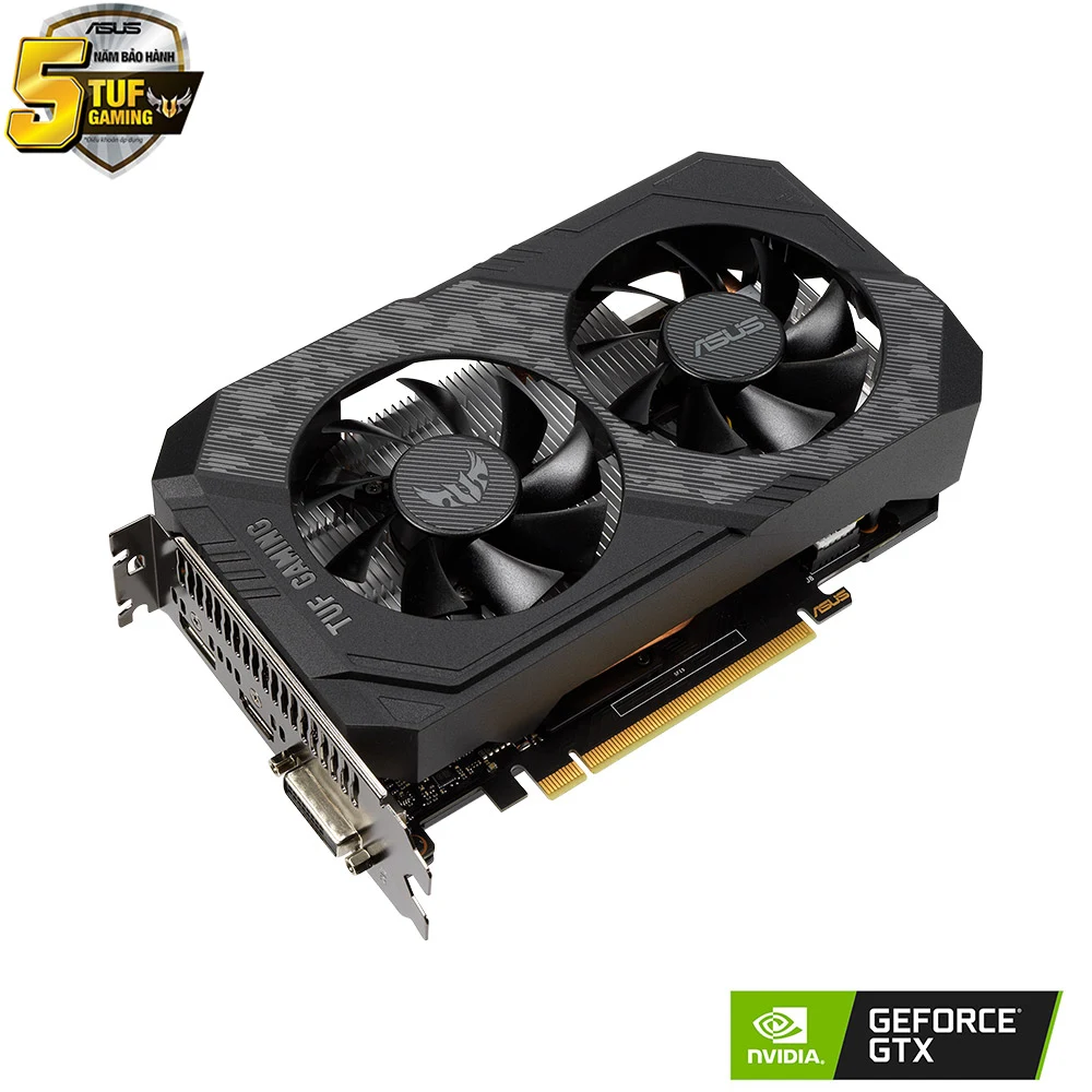 Card màn hình ASUS TUF Gaming GeForce GTX 1650 4GB GDDR6 (TUF-GTX1650-4GD6-GAMING)