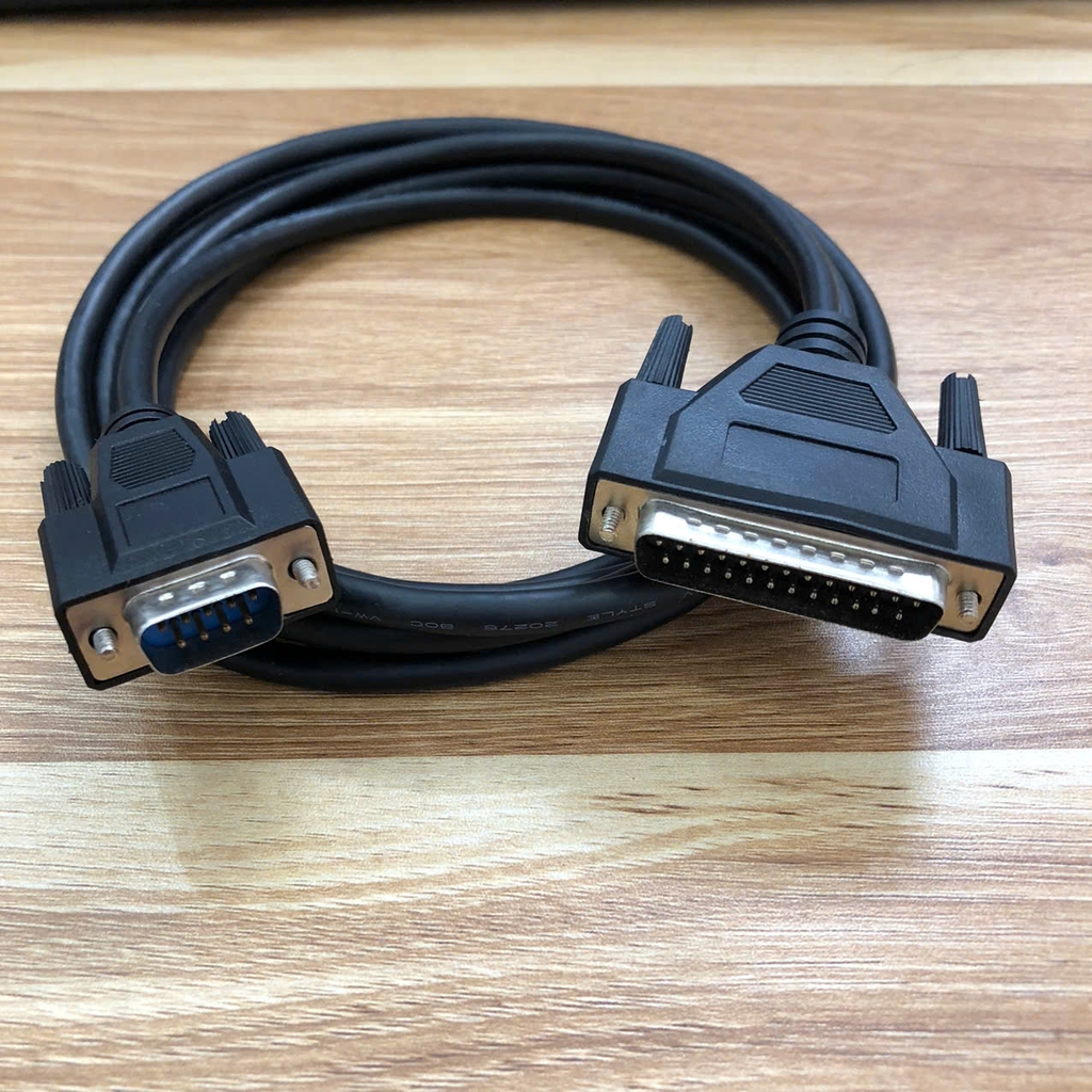 Cáp Lâp Trình GT01-C30R4-25P Cable RS422 DB25 Male to DB9 Male dài 3M ...