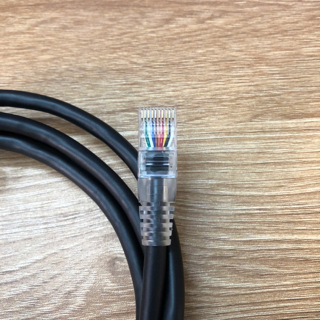 Cáp điều khiển RJ48 RJ50 10P10C 10 pin to 10 Core Connector dài 1M