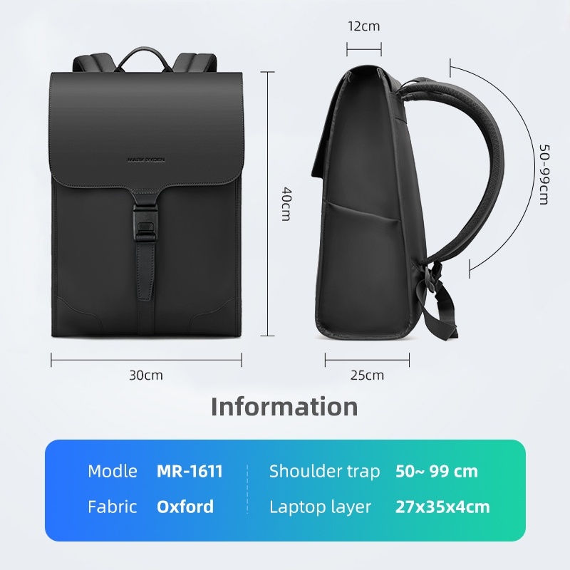 Balo Laptop Thời Trang Cao Cấp Mark Ryden Muke MR 1611 (YKK Zipper, Chống Thấm)