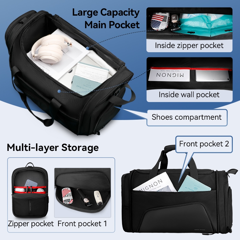 Ba lô Thông Minh Có Thể Mở Rộng Thành Túi Xách Du Lịch Size Lớn Mark Ryden Active MR 1556 (Size Lớn, Có thể Gấp Gọn Lại)