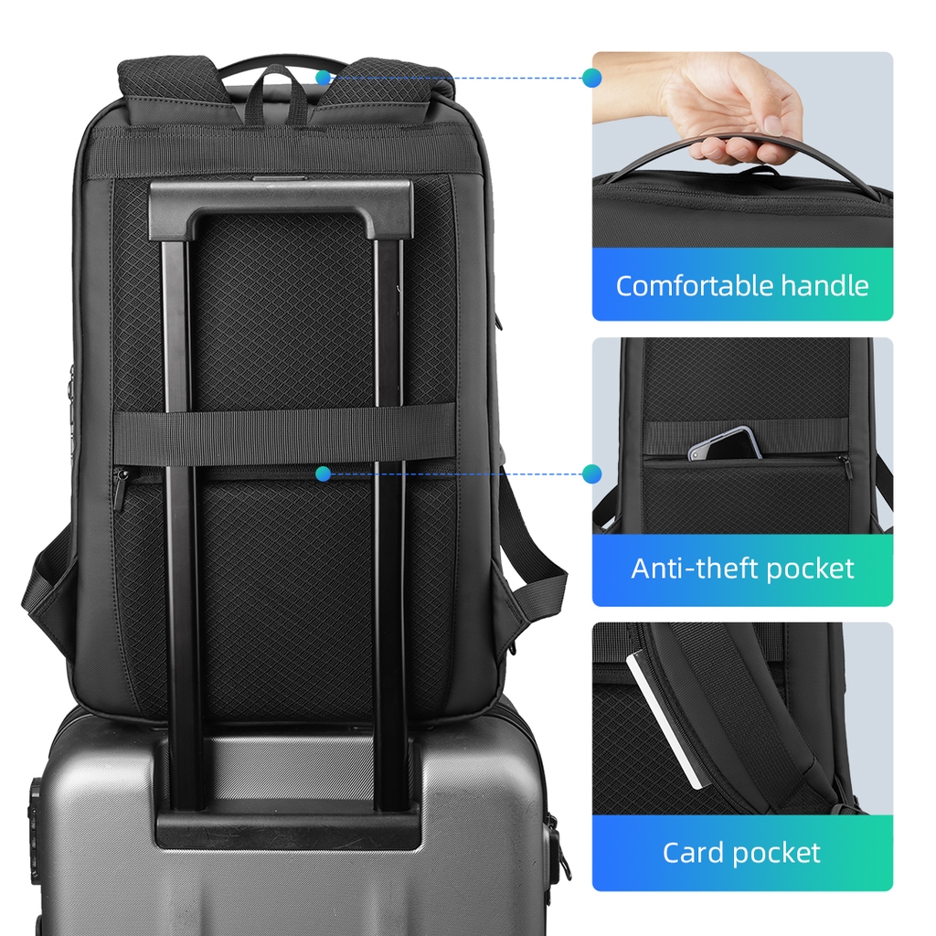 Balo Laptop Khóa Số Cao Cấp Mark Ryden COMPILO MR 9000 (YKK Zipper, Khóa Số Chống trộm, Chống Sốc, Chống Thấm nước)