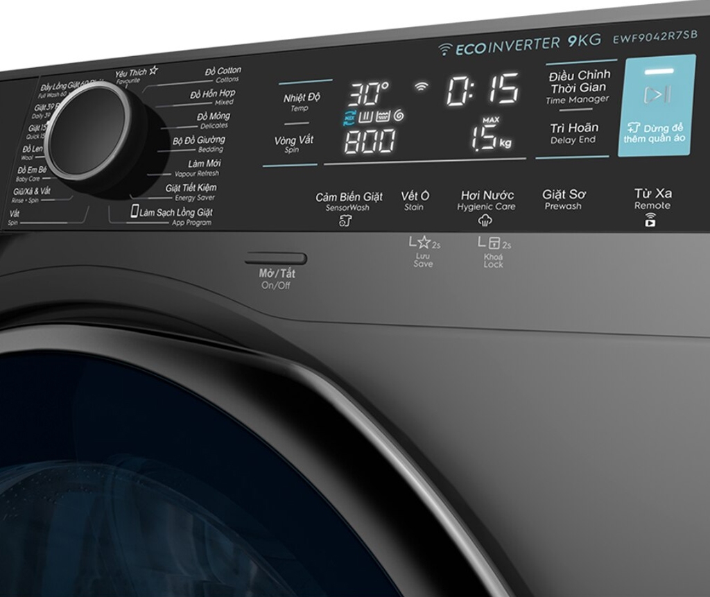 Máy Giặt Electrolux 9Kg EWF9042R7SB