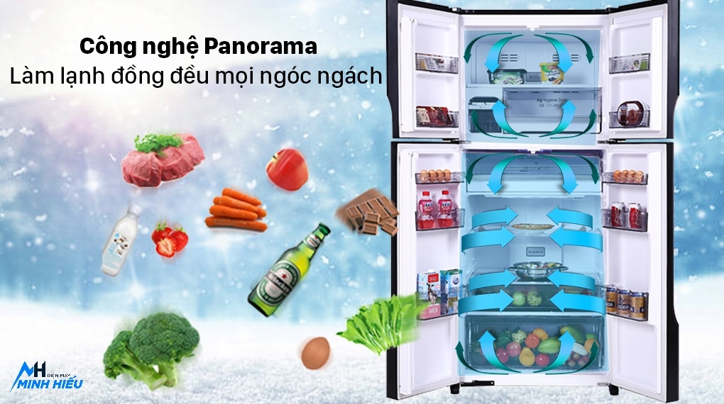 Tủ Lạnh Panasonic 4 Cánh 550 Lít NR-DZ601VGKV