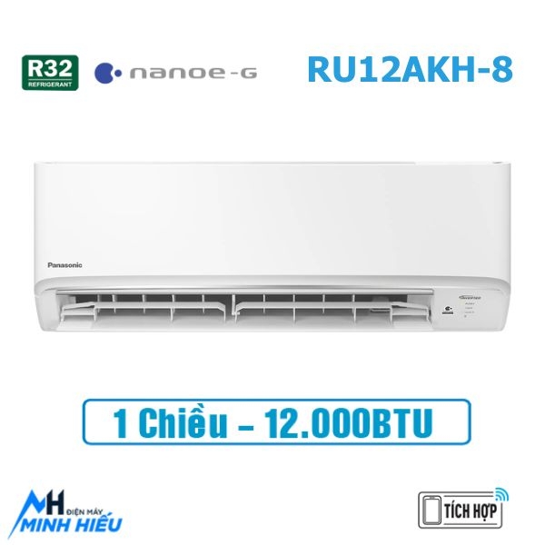 Điều hòa Panasonic inverter 1 chiều 12000BTU RU12AKH-8 (Model 2024)