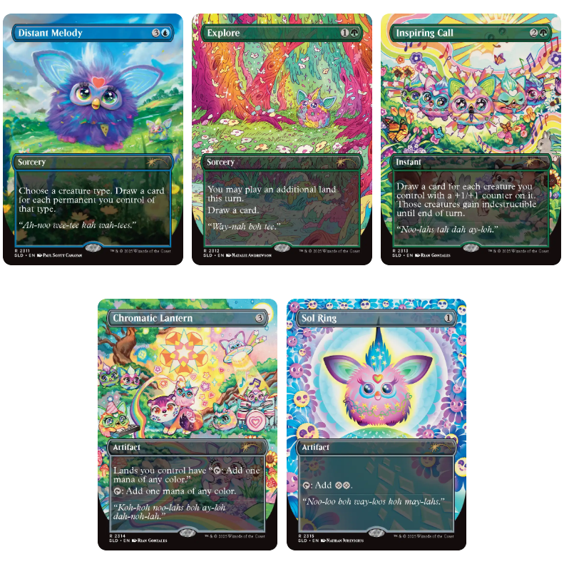 MTG Furby DOO-AY NOO-LAH Foil ファービー MTG Furby DOO-AY NOO-LAH