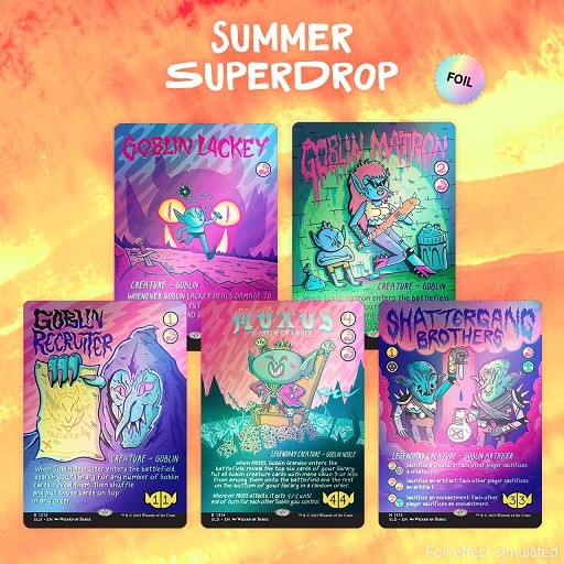 Magic the Gathering Secret Lair Drop Summer Superdrop 2023 Goblin & Squabblin