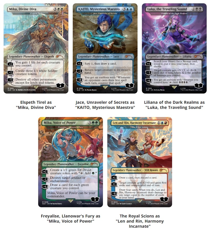 Magic the Gathering - Hatsune Miku x Secret Lair: Electric Magic the Gathering - Hatsune Miku x Secret Lair: Electric