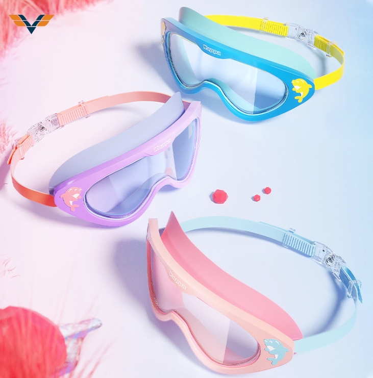 Kính bơi trẻ em Kappa 7001 hồng