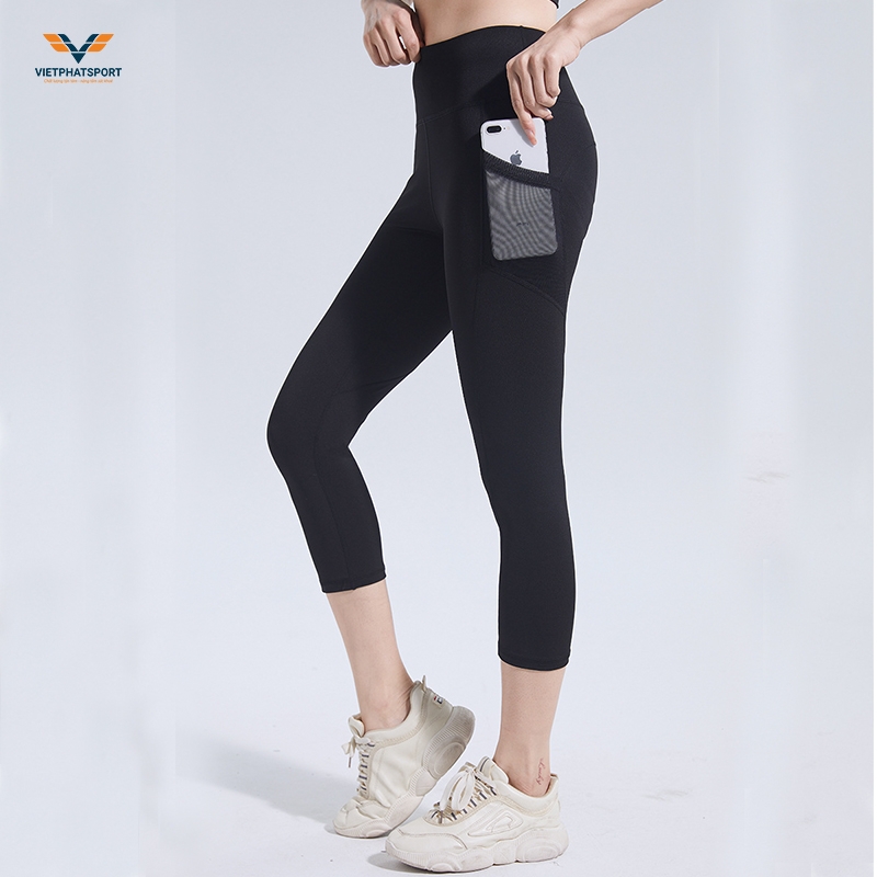 Quần lửng nữ tập gym yoga nữ KA