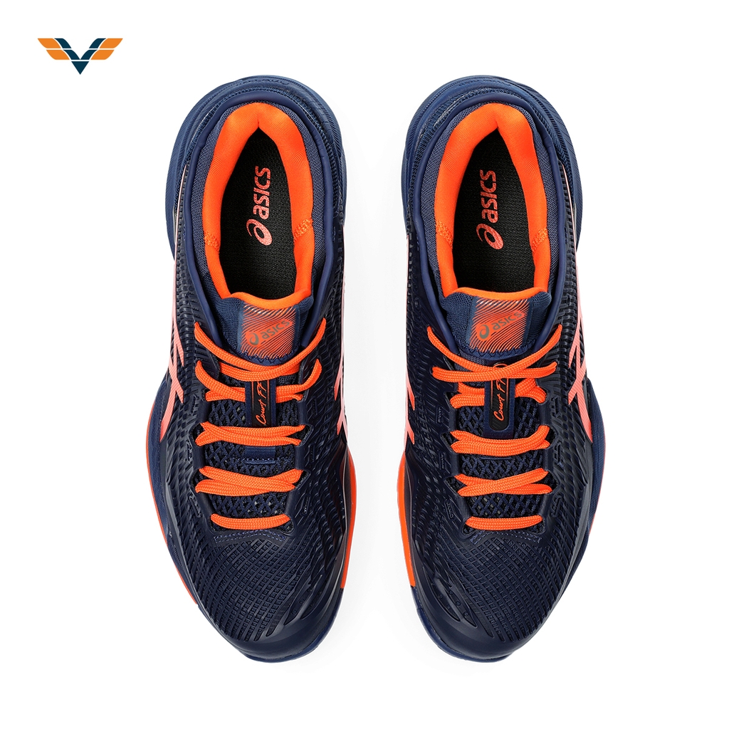 Giày Asics Court FF3 Xanh/cam chính hãng