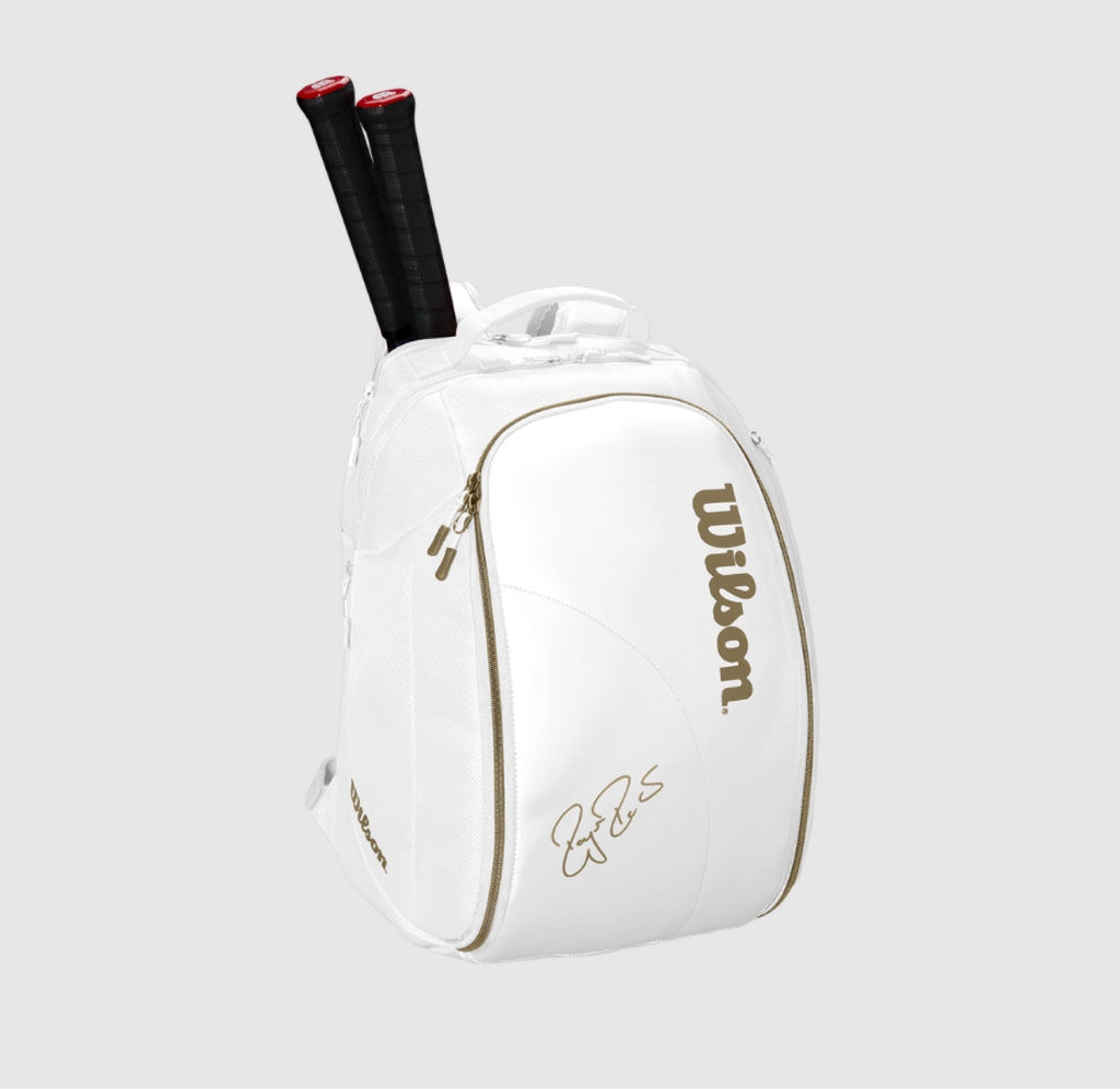 Túi tennis Wilson trắng