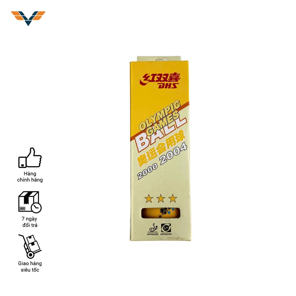Banh bóng bàn 3 sao vàng