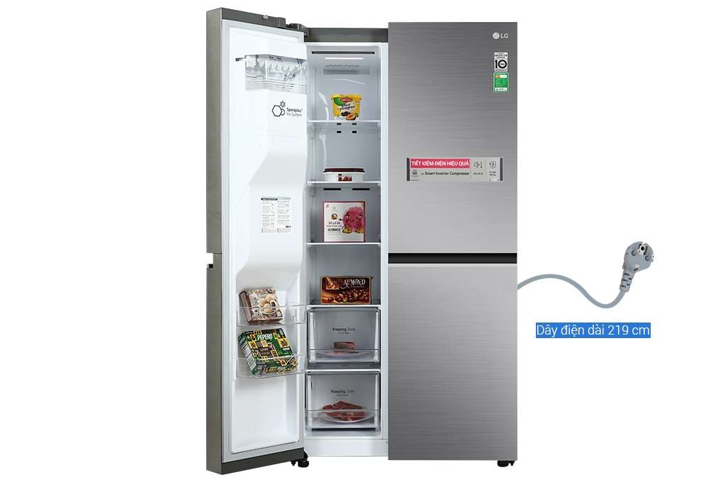 Tủ lạnh LG GR-D257JS Inverter 635 lít Side By Side - Chính hãng
