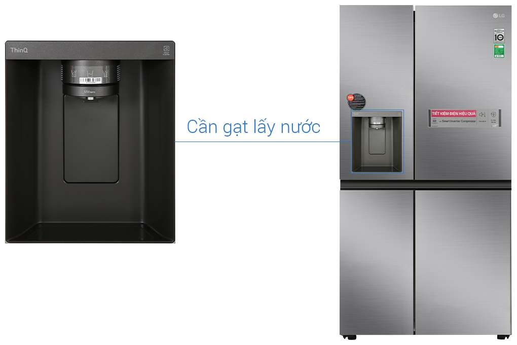 Tủ lạnh LG GR-D257JS Inverter 635 lít Side By Side - Chính hãng