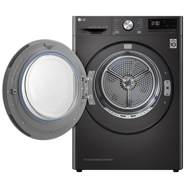 Máy sấy bơm nhiệt LG 9 kg DVHP09B - Chính hãng