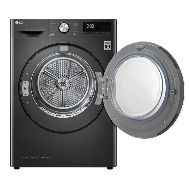Máy sấy bơm nhiệt LG 9 kg DVHP09B - Chính hãng