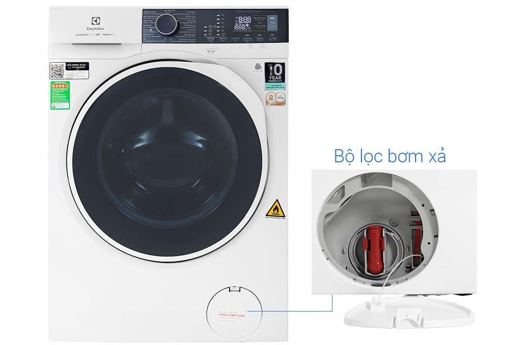 Máy giặt sấy Electrolux EWW9024P5WB Inverter giặt 9 kg - sấy 6 kg - Chính hãng