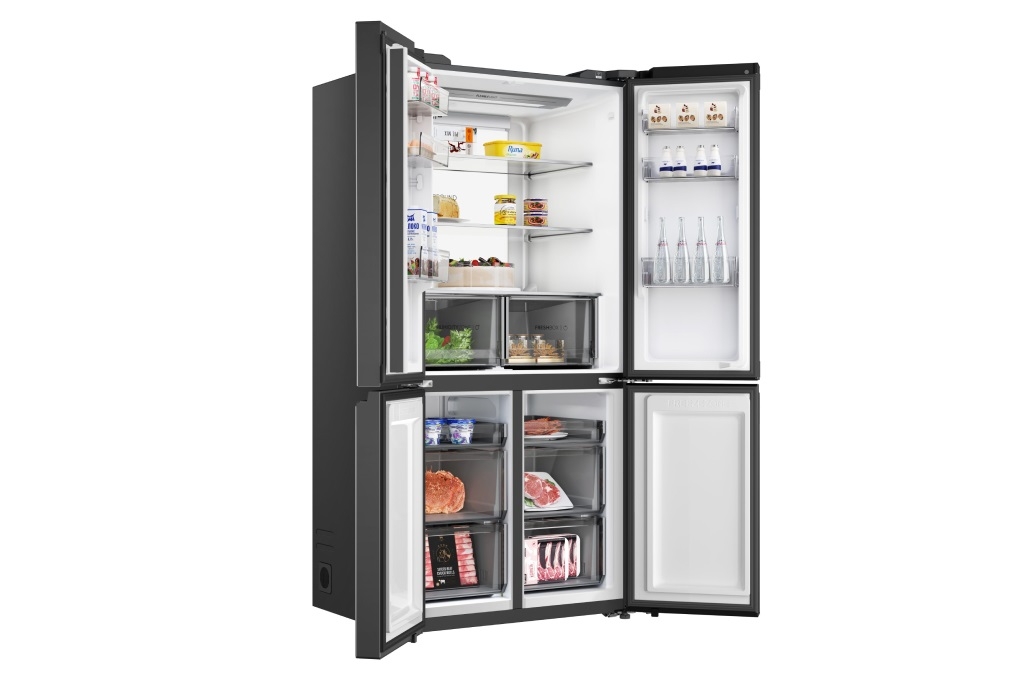 Tủ lạnh Aqua AQR-M727XA(GS)U1 Inverter 660 lít Multi Door - Chính hãng