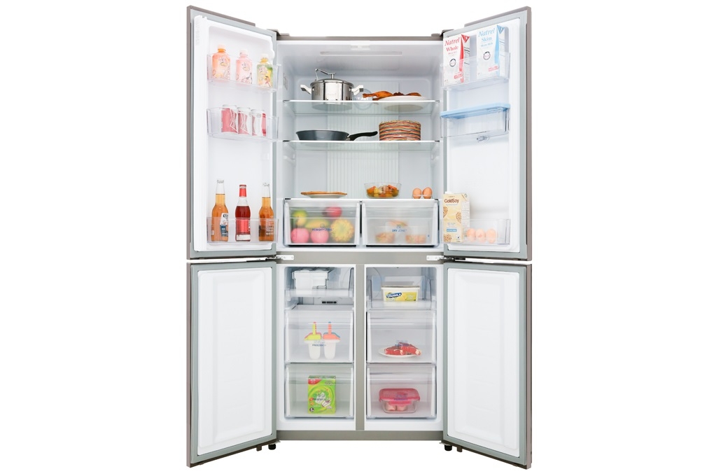 Tủ lạnh Aqua AQR-IGW525EM GB Inverter 456 lít Multi Door - Chính hãng