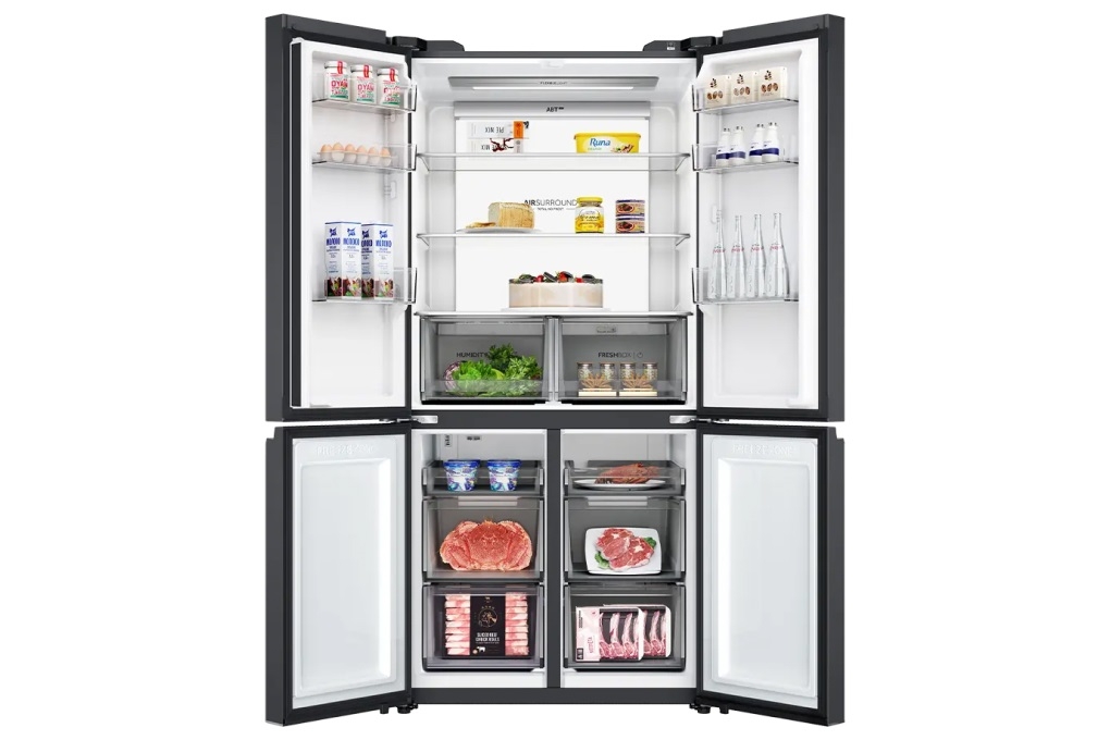 Tủ lạnh Aqua AQR-M727XA(GB)U1 Inverter 660 lít Multi Door - Chính hãng