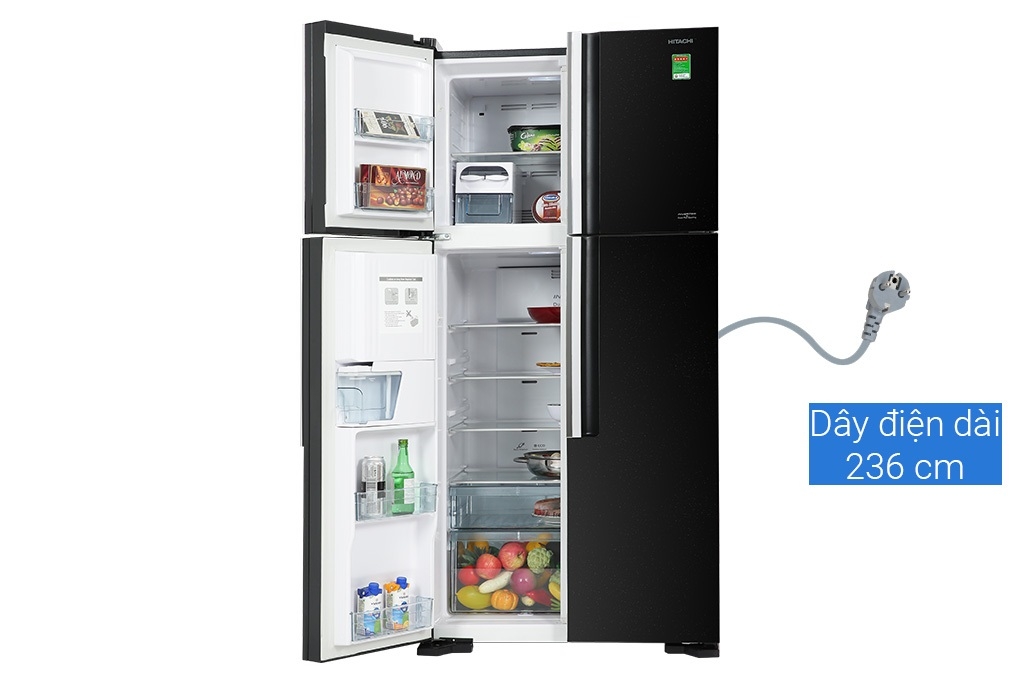 Tủ lạnh Hitachi R-FW690PGV7 GBK Inverter 540 lít - Chính hãng