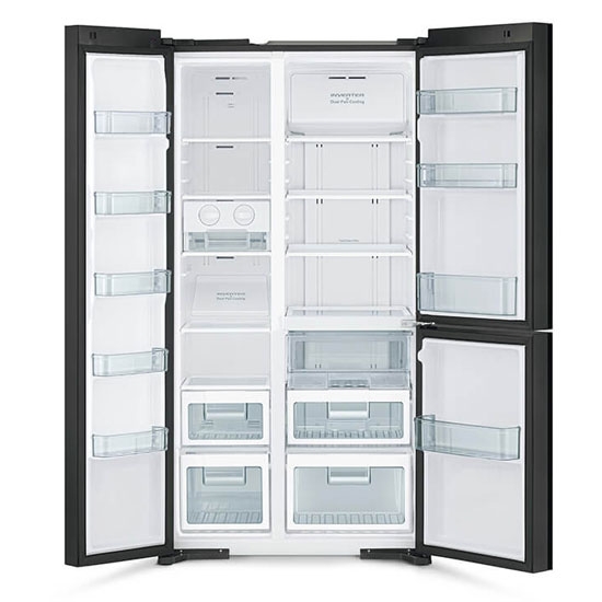Tủ lạnh Hitachi Inverter 590 lít Side By Side R-M800PGV0 GBK - Chính hãng