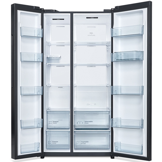 Tủ lạnh Hitachi HRSN9713ESMGWVN Inverter 655 lít Side By Side - Mới 2025