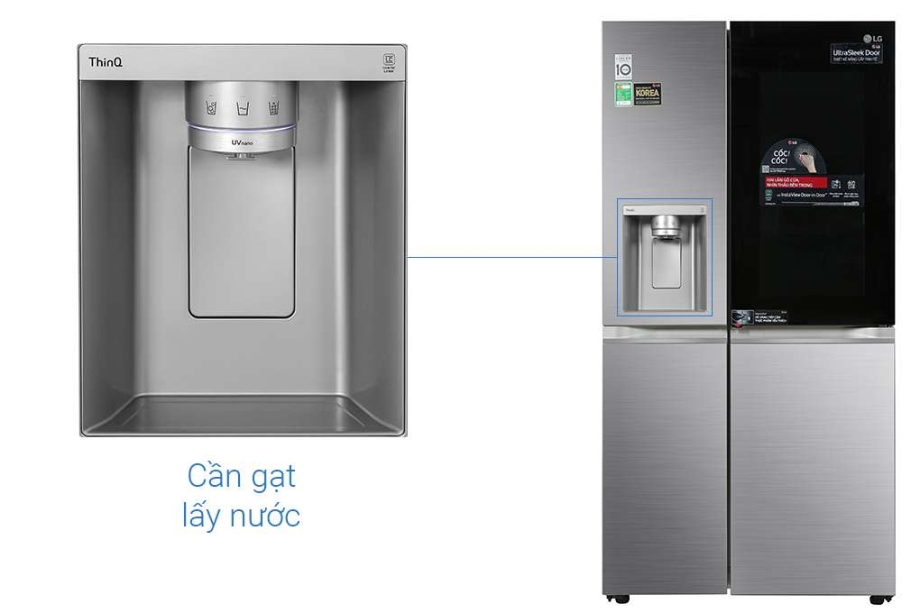 Tủ lạnh LG GR-X257JS Inverter 635 lít InstaView Door-in-Door - Chính hãng