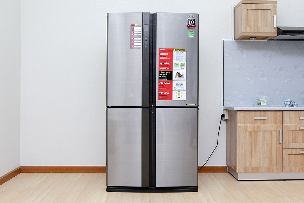 Tủ lạnh Sharp SJ-FX630V-ST Inverter 556 lít - Chính hãng