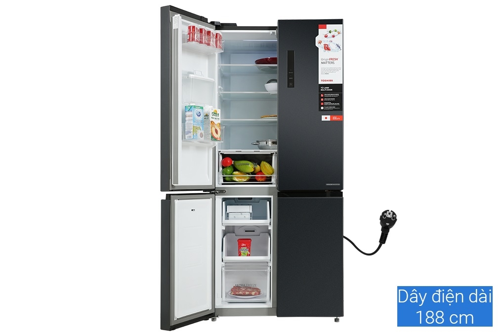 Tủ lạnh Toshiba GR-RF605WI-PMV(06)-MG Inverter 509 lít Multi Door - Chính hãng