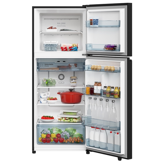 Tủ lạnh Hitachi Inverter 374 lít HRTN6408SGBKVN - Chính hãng