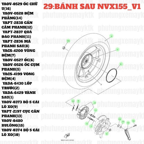 [NVX155_V1][29:BÁNH SAU] YAOV-0527 ỐC NVX155_V1 (6)