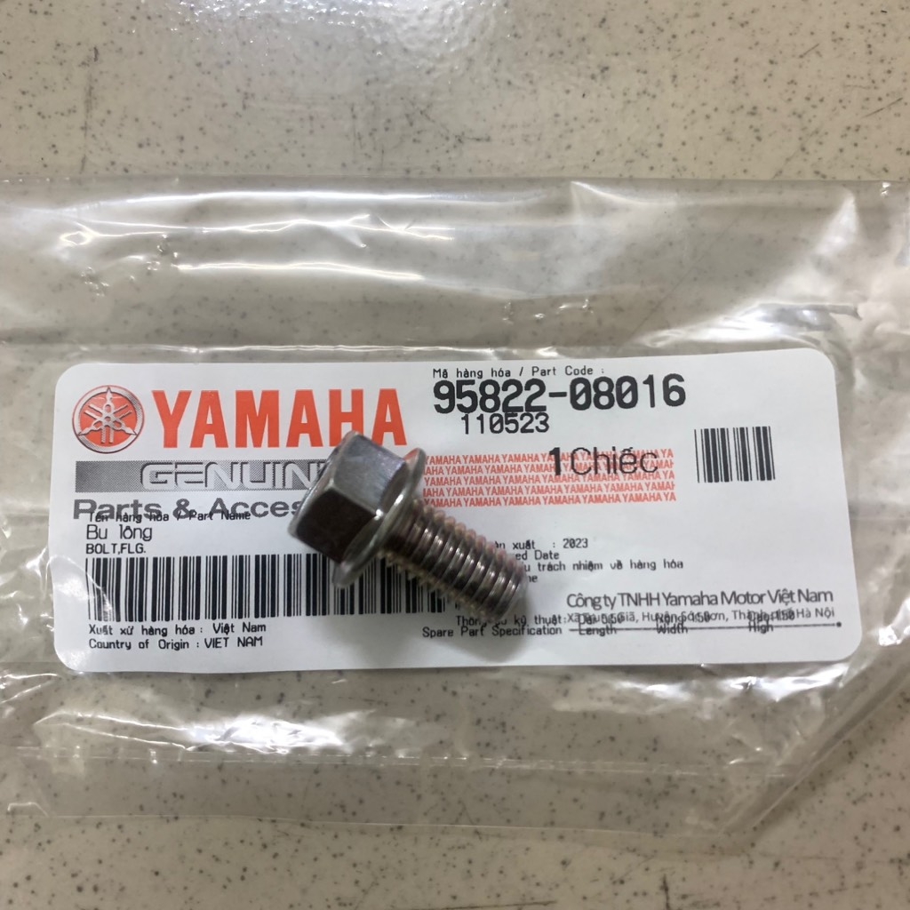 [SIR][33:ĐẾ CHÂN] YAOV-077-Ốc gác chân trước xe số SIRIUS-FI(14-20) (19)(42) [Yamaha]