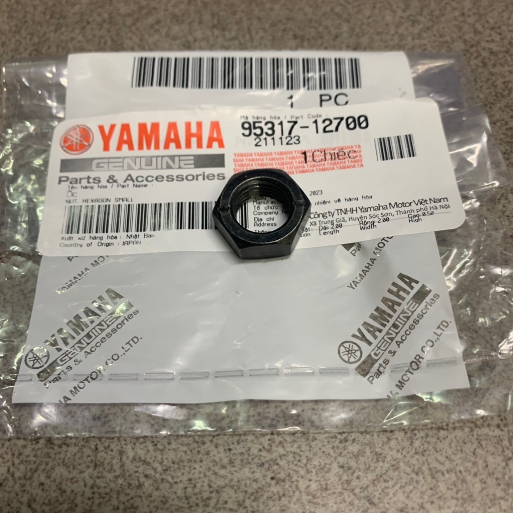 YAOV-0100-Ốc tán nồi trước Nouvo 1-4-Mio-Luvias Phụ tùng phụ kiện xe máy-[Yamaha]