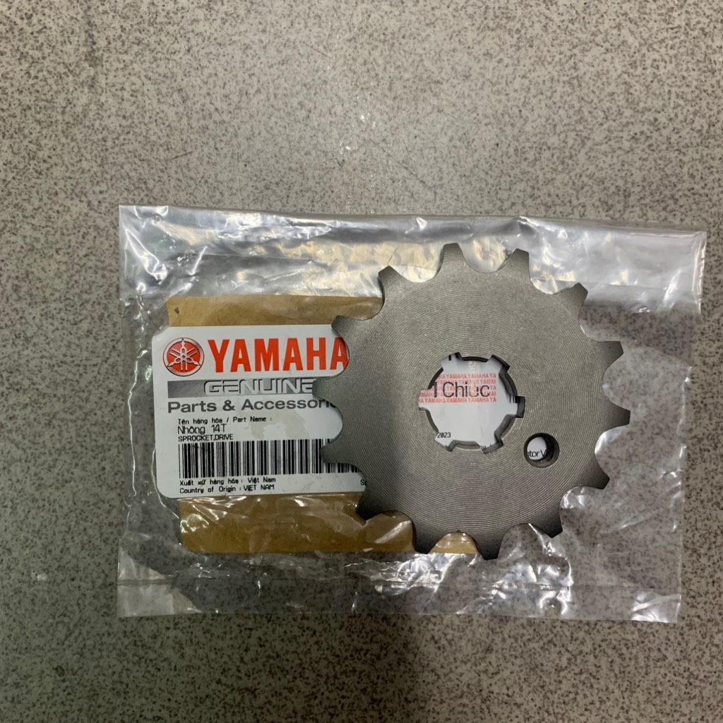 [Chính hãng Yamaha]YAPT-2089-Sirius FI(12-14) Nhông tải trước(14T)