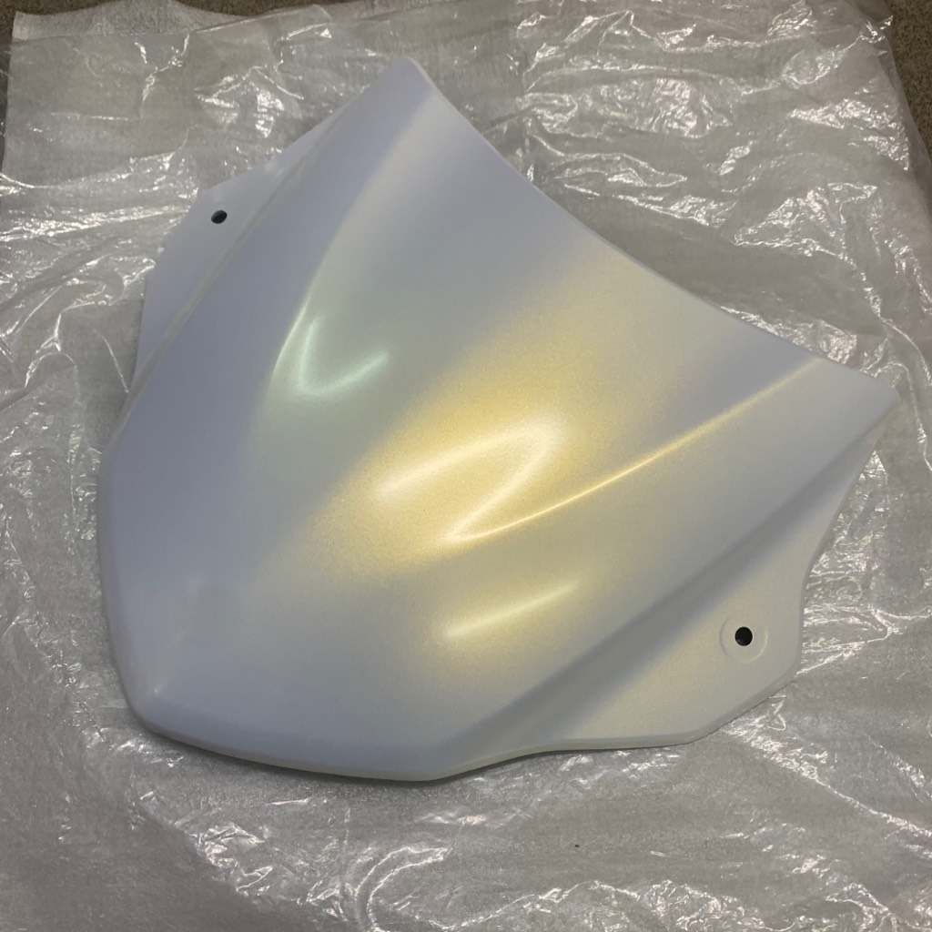 YADA-EX155-3 Mão ốp đầu đèn(Trắng ánh kim] Phụ tùng phụ kiện xe máy-[Yamaha]