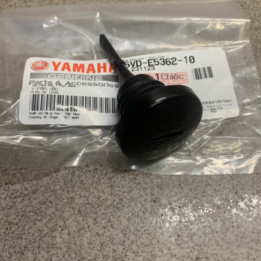 YADA-6184-Nouvo 2-3-Ty thăm nhớt(Đen) Phụ tùng phụ kiện xe máy-[Yamaha]