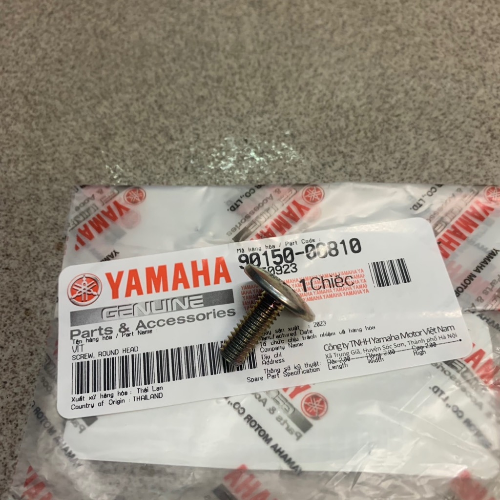 YAOV-097-Ốc vít mũ 6ly dài 1,5cm Phụ tùng phụ kiện xe máy qc-[Yamaha]_yaspm