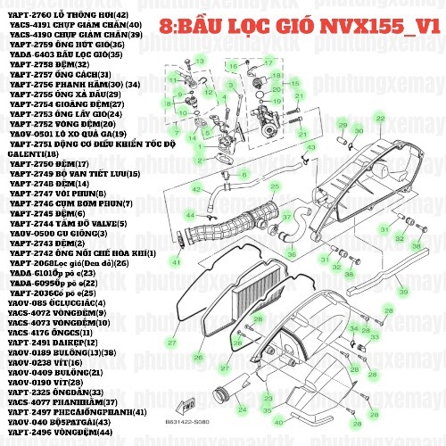 [NVX155_V1][8:BẦU LỌC GIÓ] YADA-6101-NVX155_V1-Ốp pô e-[Yamaha] (23)