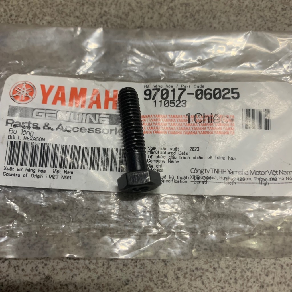 YAOV-008-Exciter 4số-5số-Ốc bắt thùng nhiên liệu Phụ tùng phụ kiện xe máy-[Yamaha]